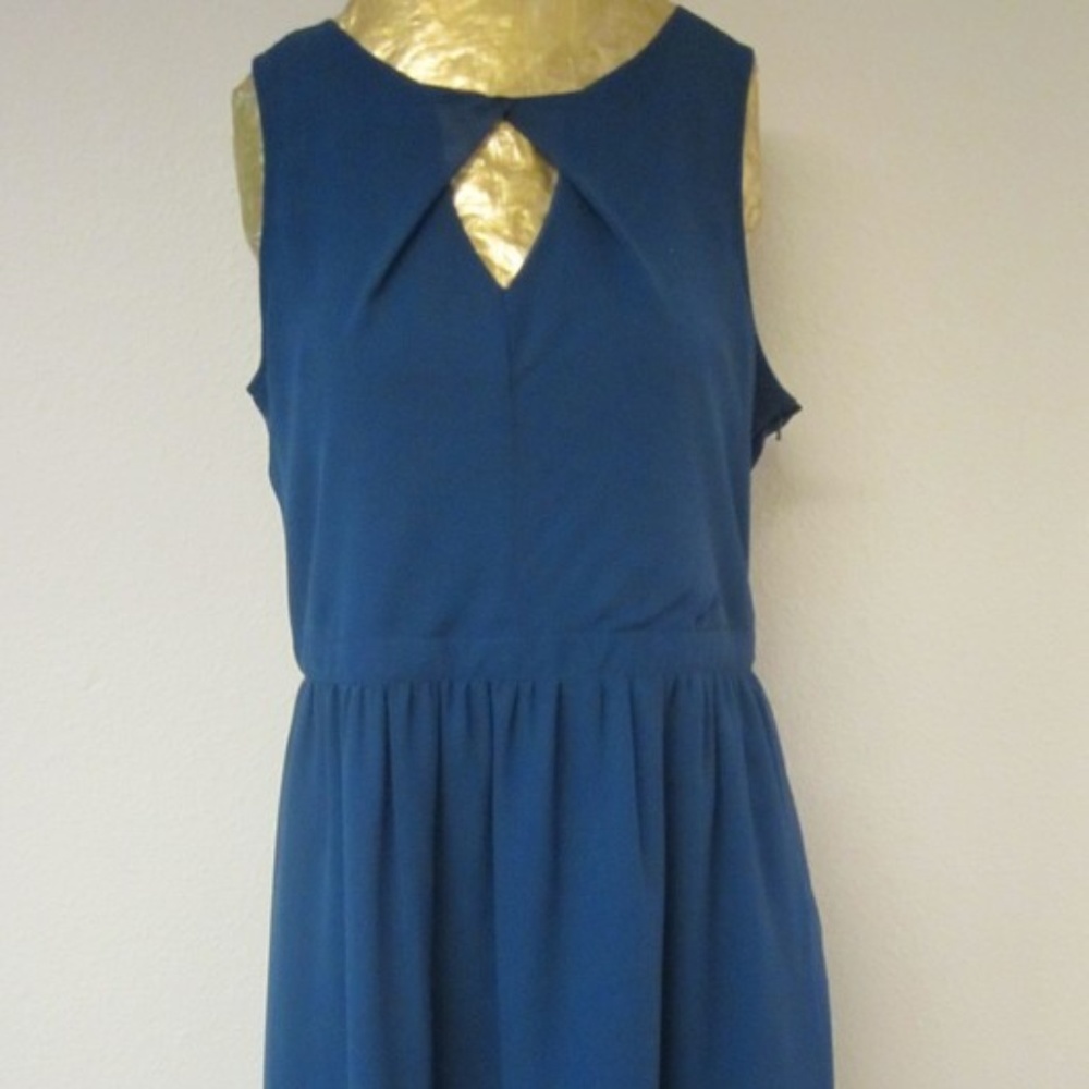 Blue Dress with Beads